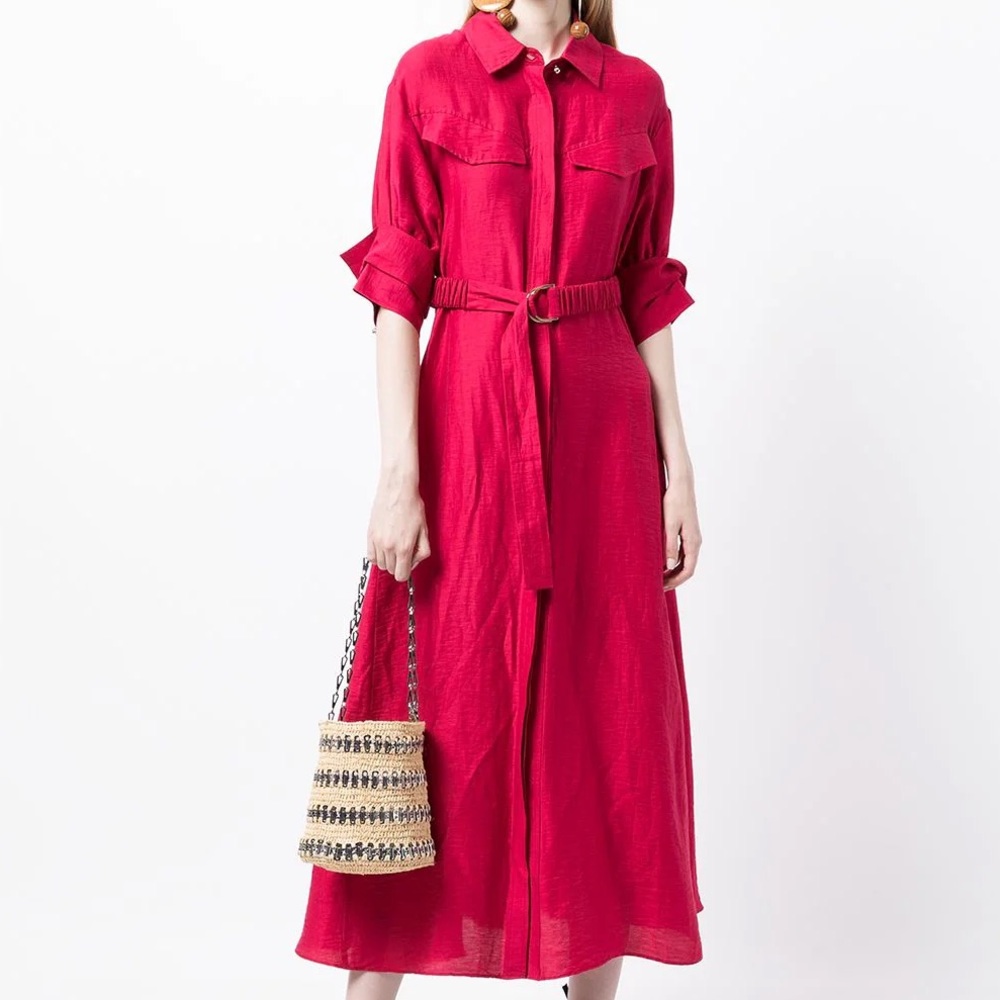 Acler Corte Shirt Maxi Dress